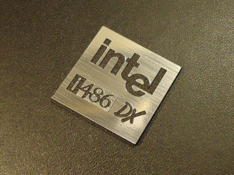 Intel 486 DX Sticker