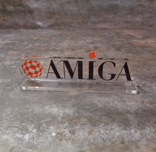 Commodore Amiga Bouncing Ball Display Stand Statue
