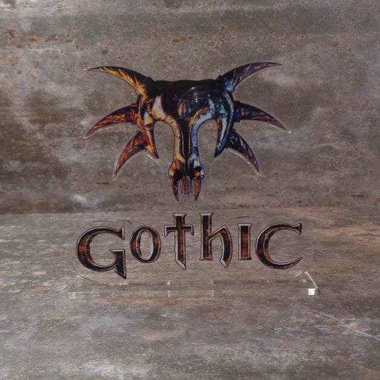 Gothic Display Stand Statue
