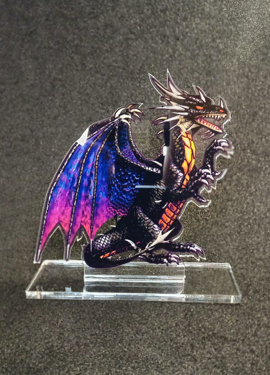 Heroes 3 Black Dragon Display Stand Statue