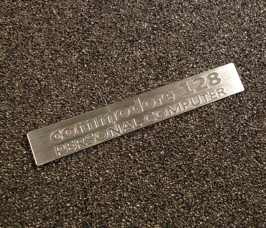 Commodore 128 Logo Sticker Badge