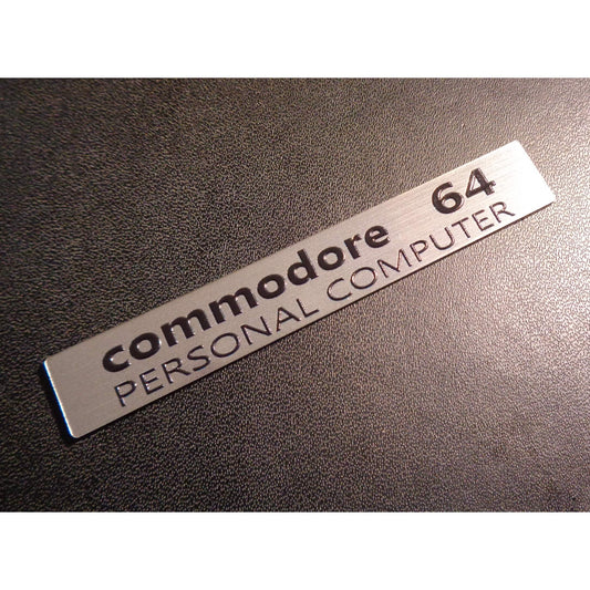 Commodore c64 badge sticker