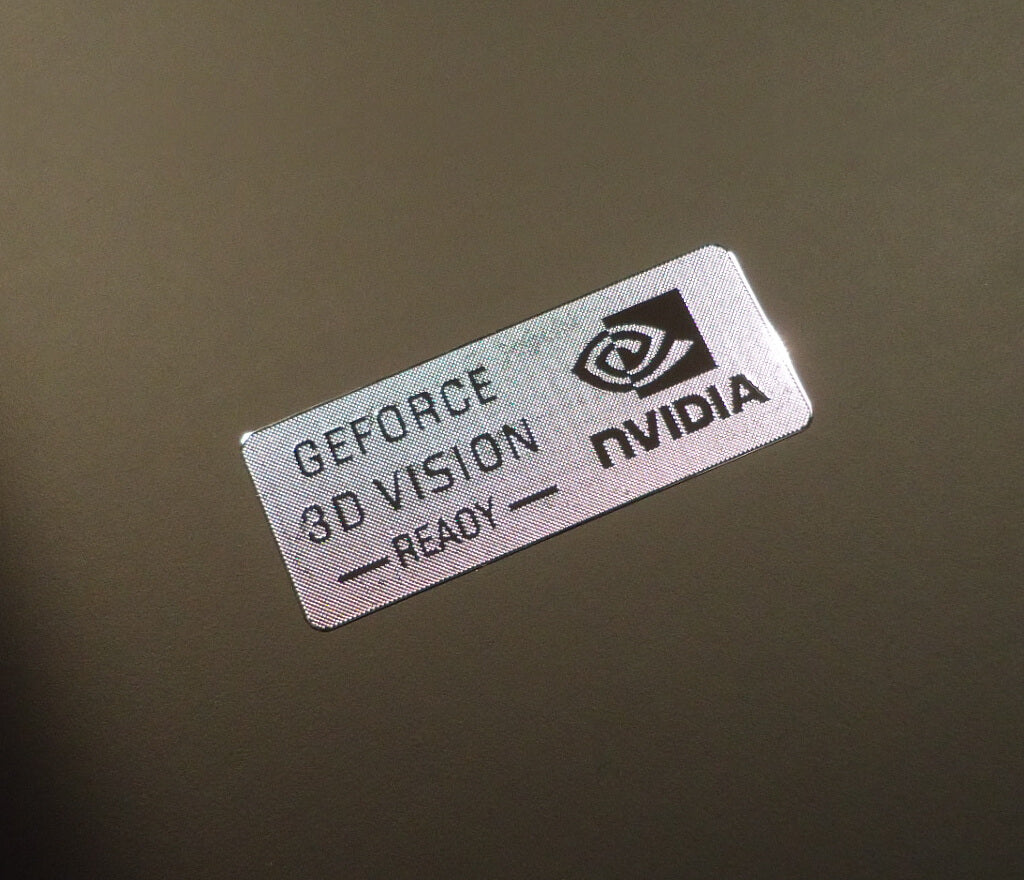 nVidia GeForce 3D LOGO sticker