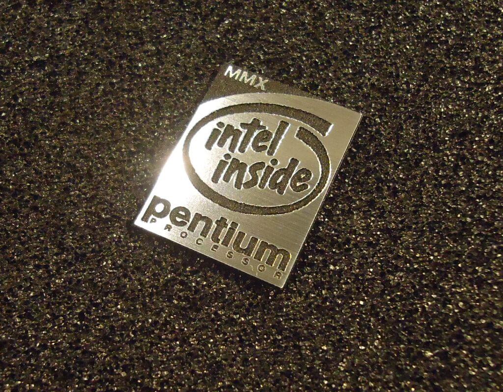 Pentium MMX Logo Emblem