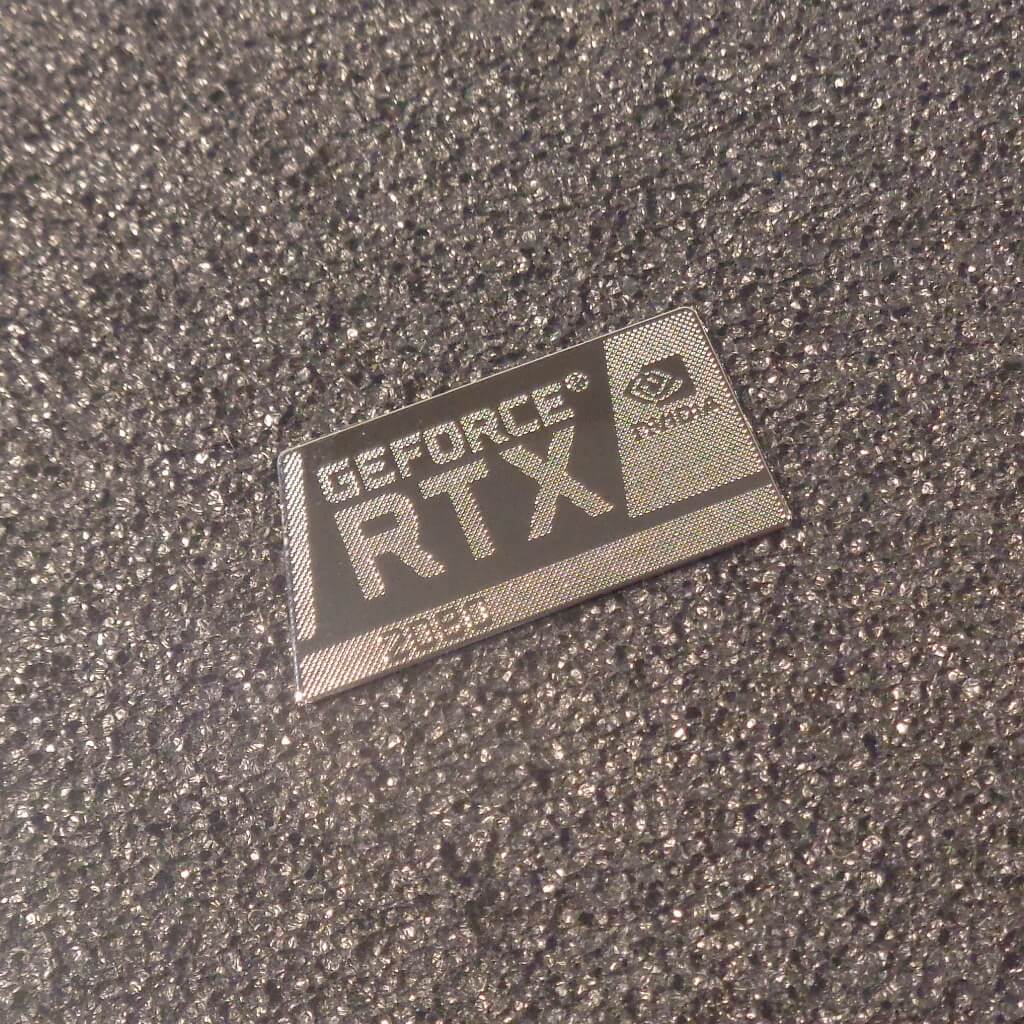nVidia GeForce RTX 2080 sticker