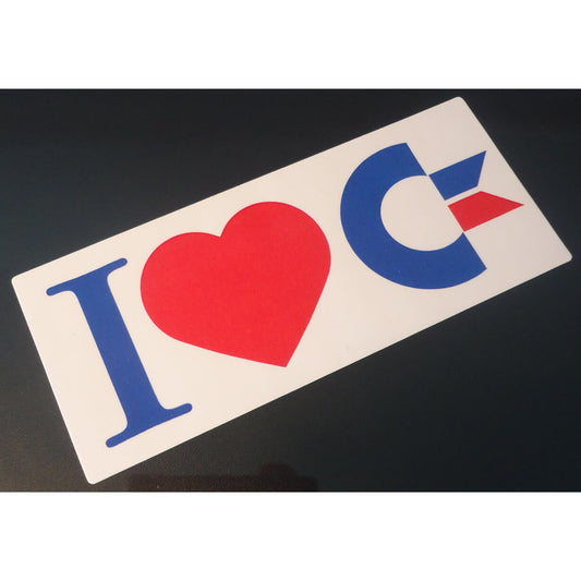 I Love Commodore sticker