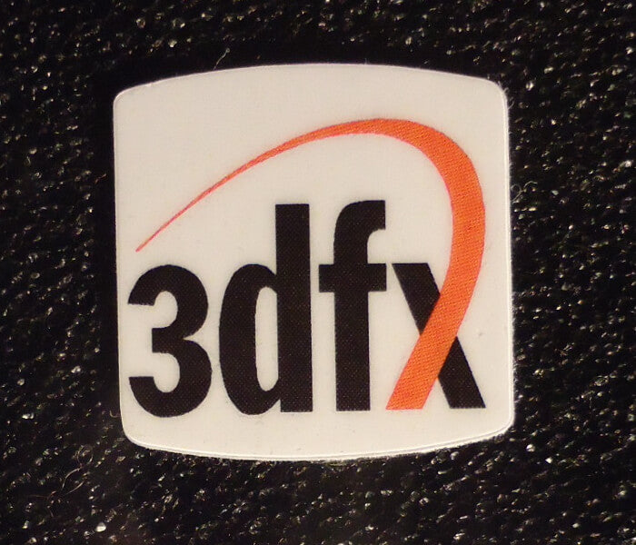 3dfx sticker
