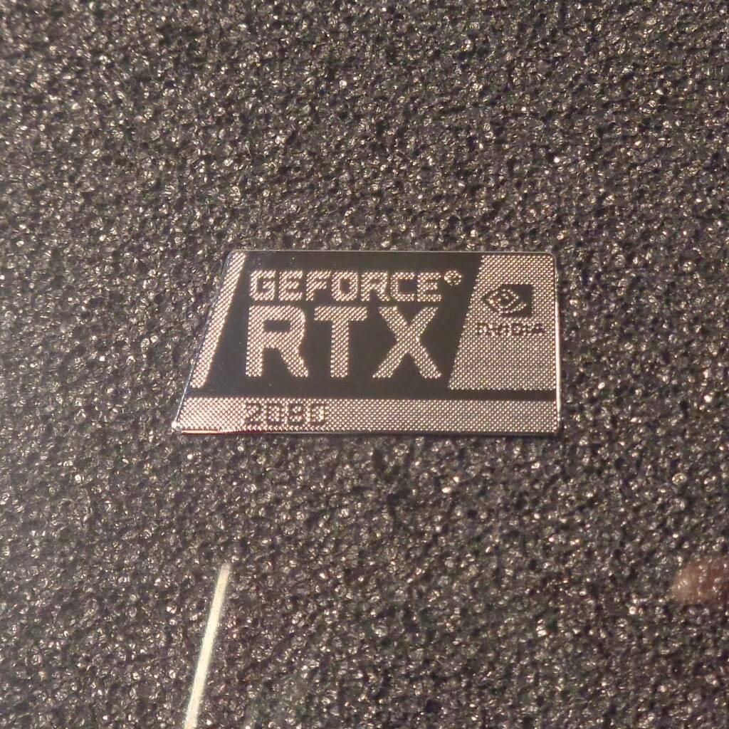 Sticker Graphics nVidia GeForce RTX 2080 Label Logo 24x12mm [454c]