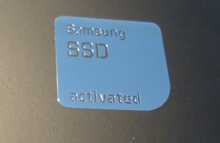 SAMSUNG SSD Logo Sticker