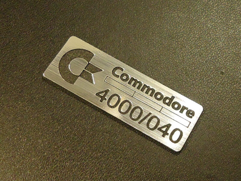 Sticker Commodore Amiga 4000/040 Label / Logo / Sticker / Badge 42 x 15 mm [271c]