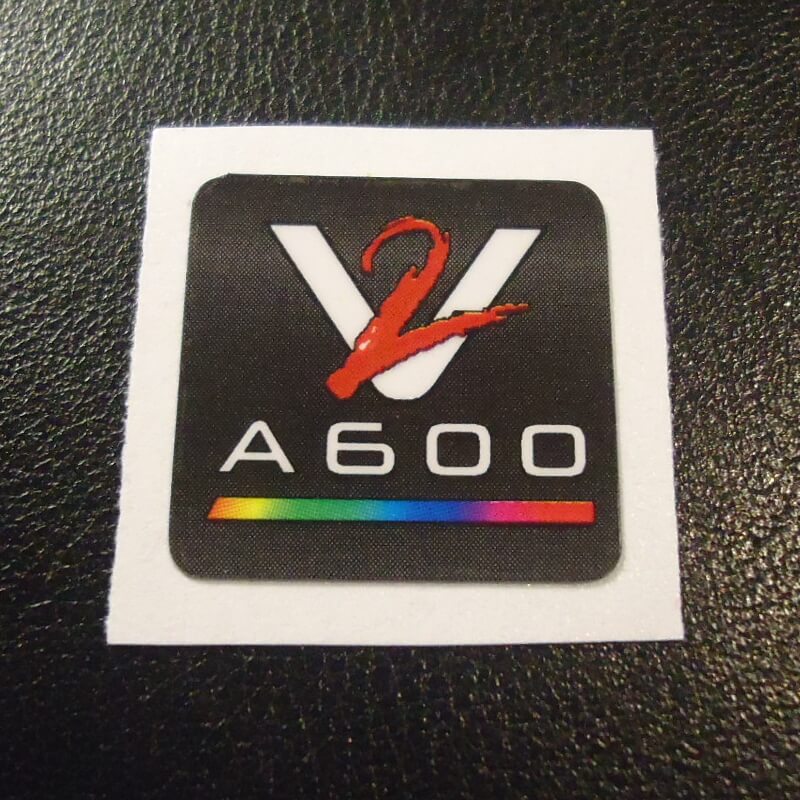 Sticker VAMPIRE Accelerator Commodore Amiga Label Aufkleber Sticker Badge Logo [335b]