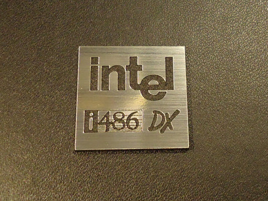 Intel 486 DX Logo Sticker