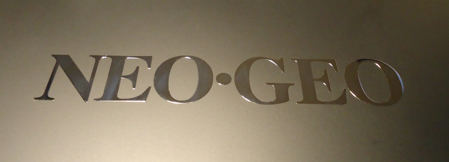 SNK NEO GEO Label / Aufkleber / Sticker / Badge / Logo 128 x 22mm [181]