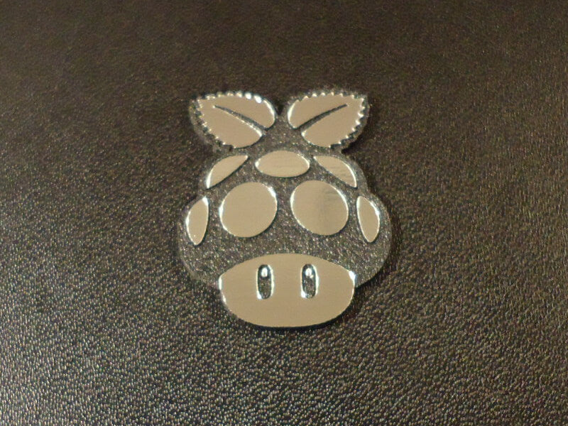 Mushroom Pi Label / Logo / Sticker / Badge 30 x 23 mm [290]