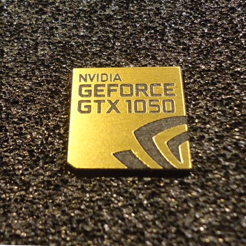 Nvidia GEFORCE GTX 1050 PC Logo Label Decal Case Sticker Laptop Badge [427]