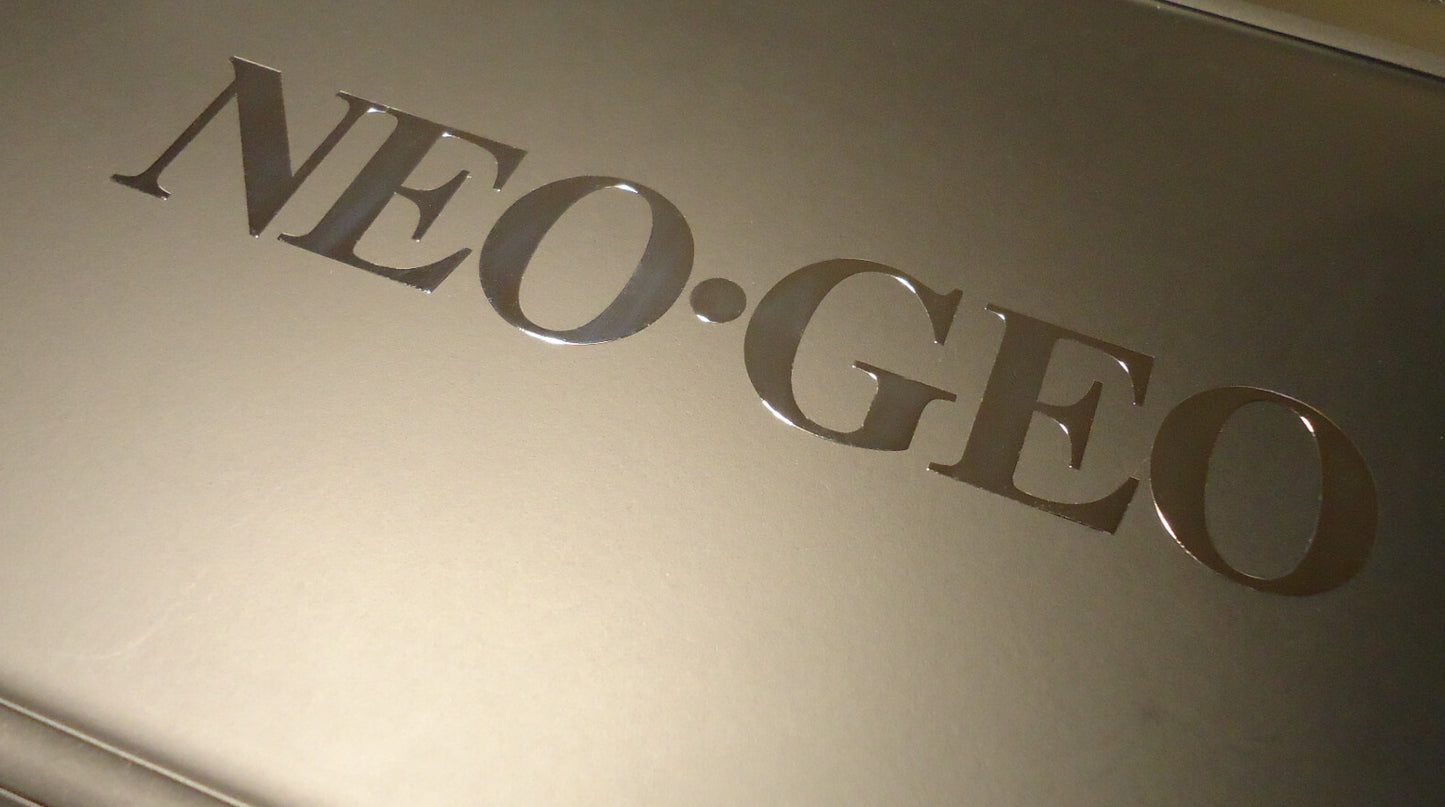 SNK NEO GEO Label / Aufkleber / Sticker / Badge / Logo 128 x 22mm [181]