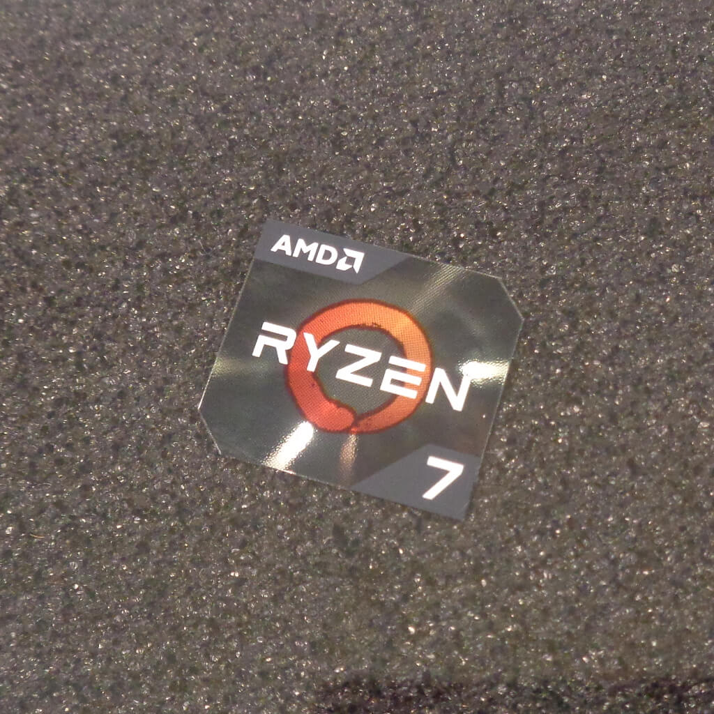 Sticker AMD RYZEN 7 Cpu PC Logo Label Decal Case Badge [450d]