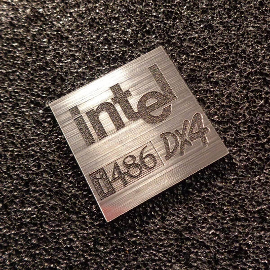 Intel 486 DX4 LOGO sticker