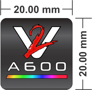 Sticker VAMPIRE Accelerator Commodore Amiga Label Aufkleber Sticker Badge Logo [335b]