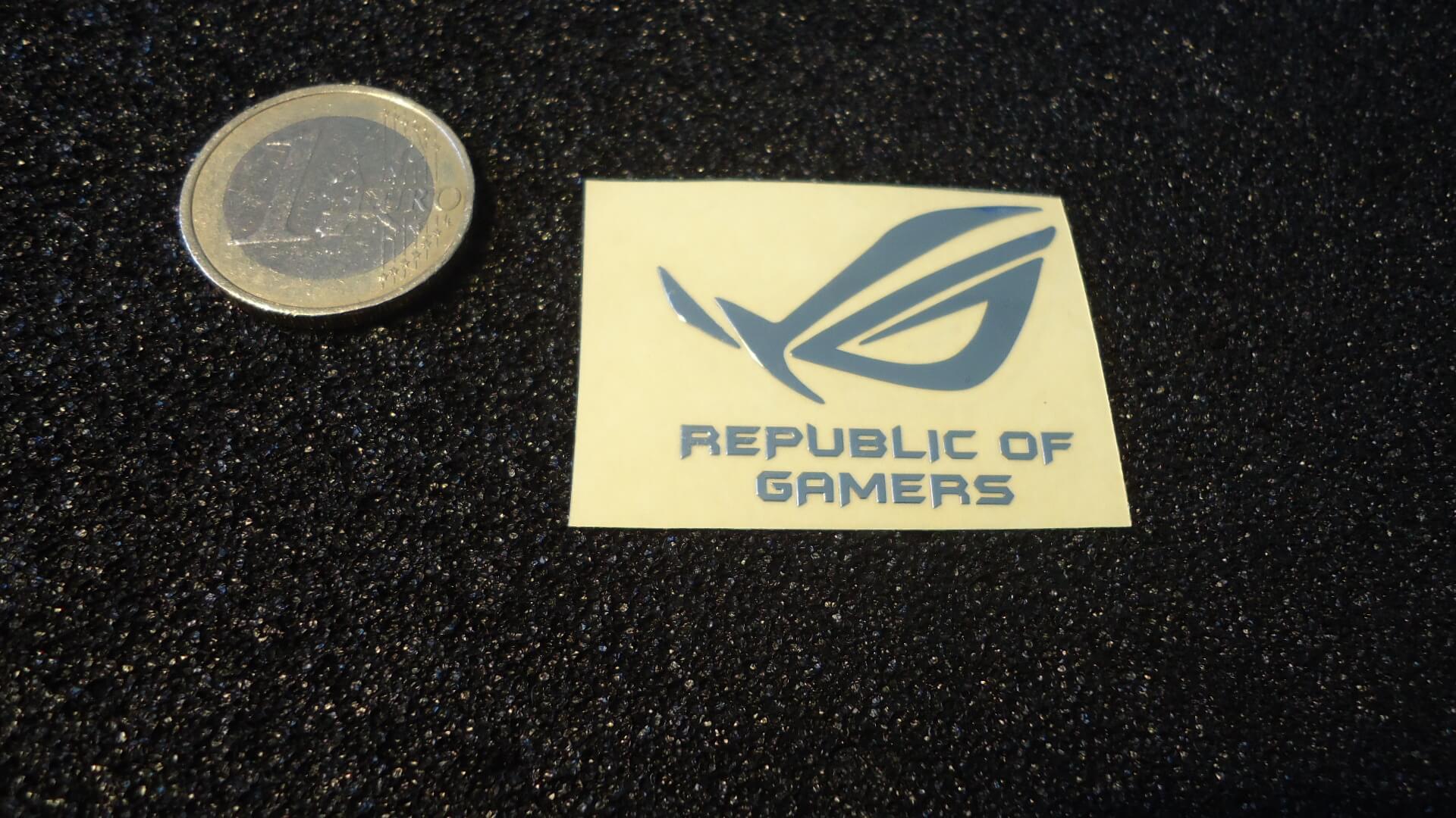 Asus Republic of Gamers Sticker