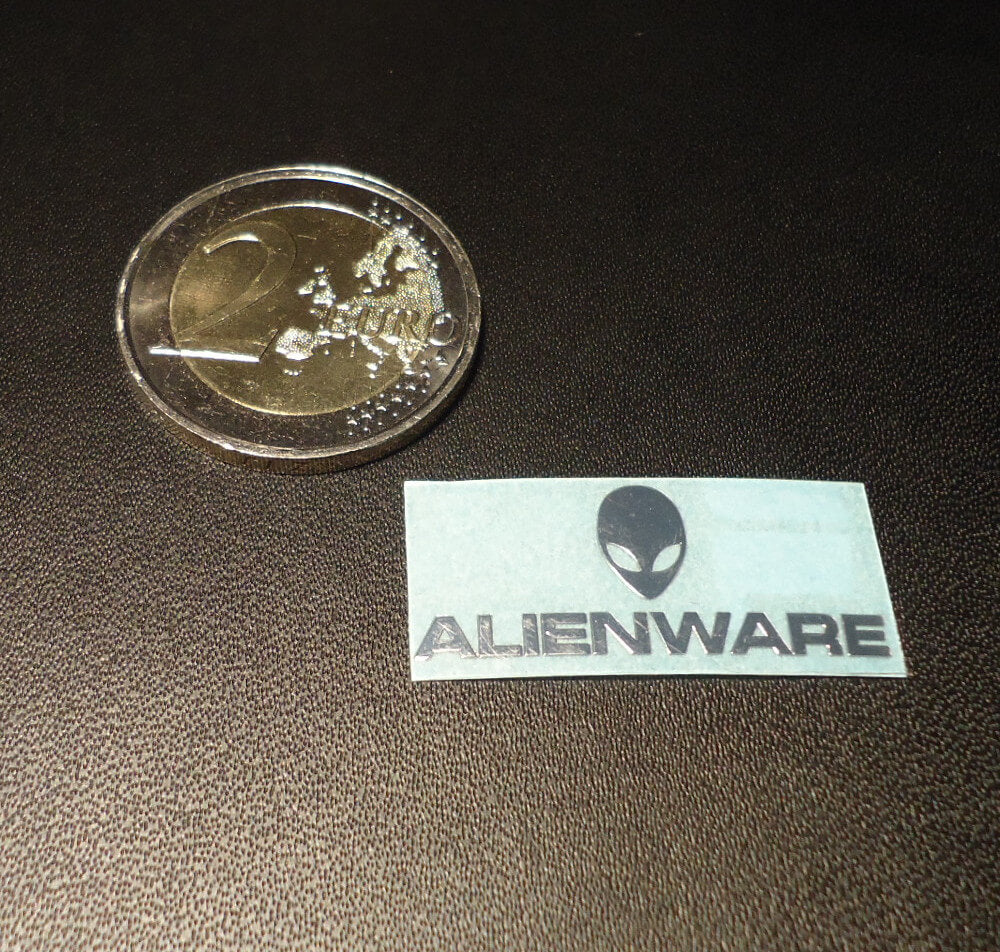 Sticker ALIENWARE Logo Label Badge 30mm x 12mm [099]