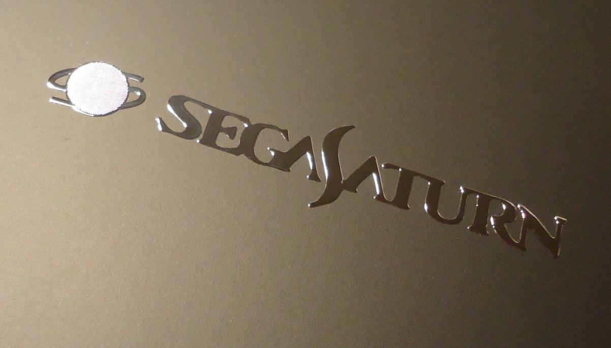 Sticker Sega Saturn Label / Aufkleber / Sticker / Badge / Logo 60mm x 11mm [178]