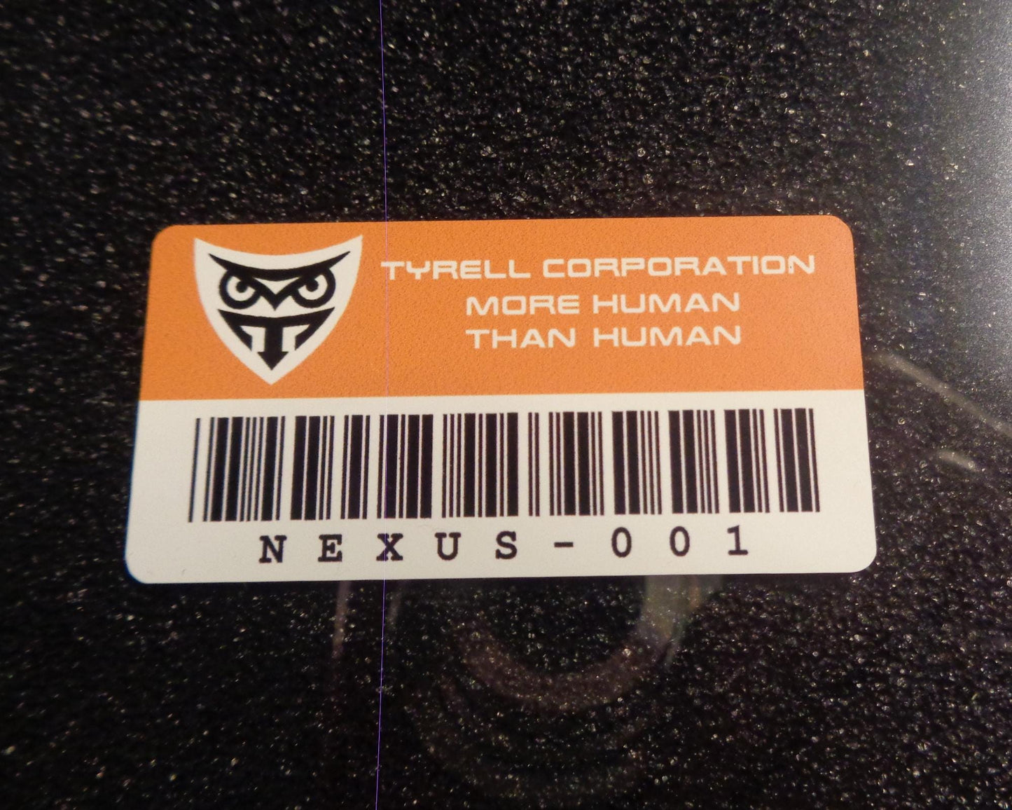 Tyrell Corporation asset tag Sticker