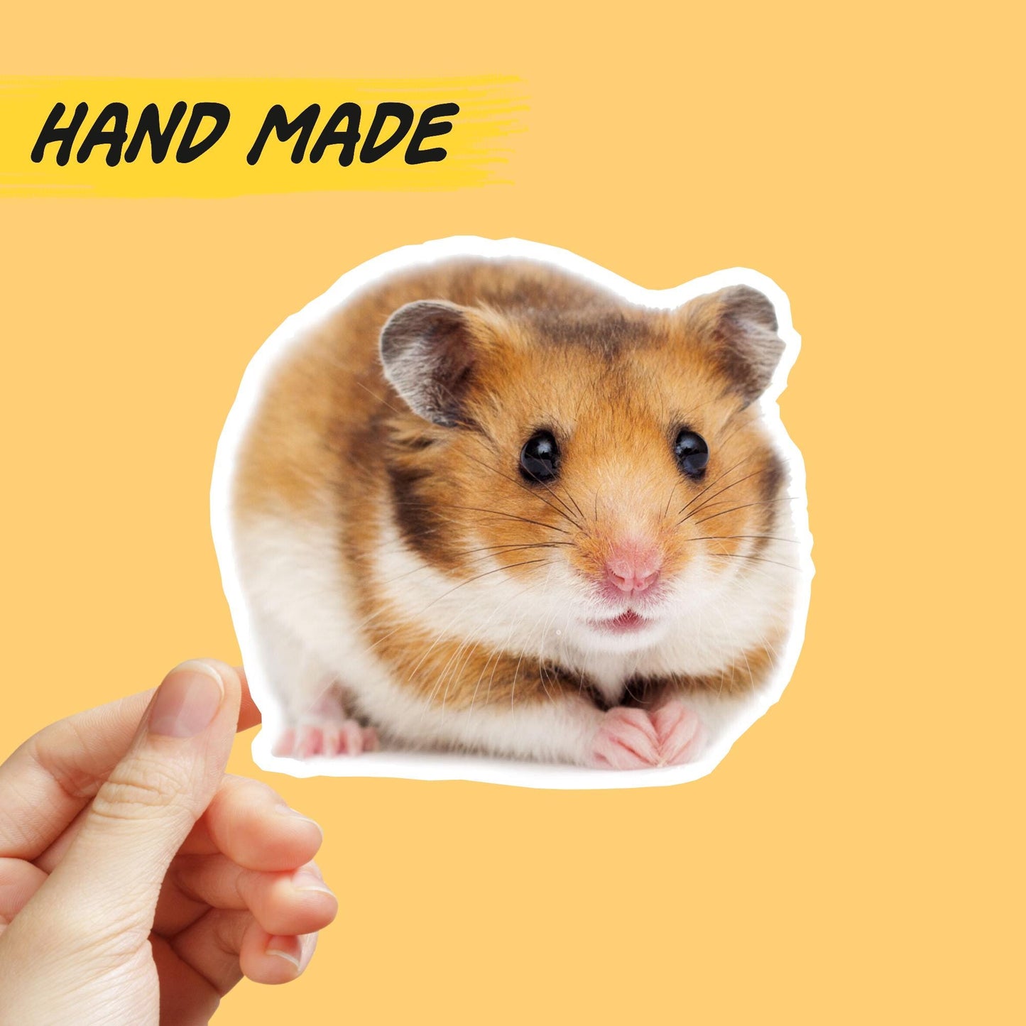 Cute hamster vinyl