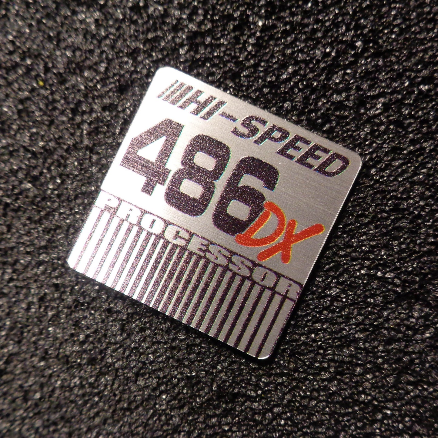 486DX Vintage Computer PC Case Badge