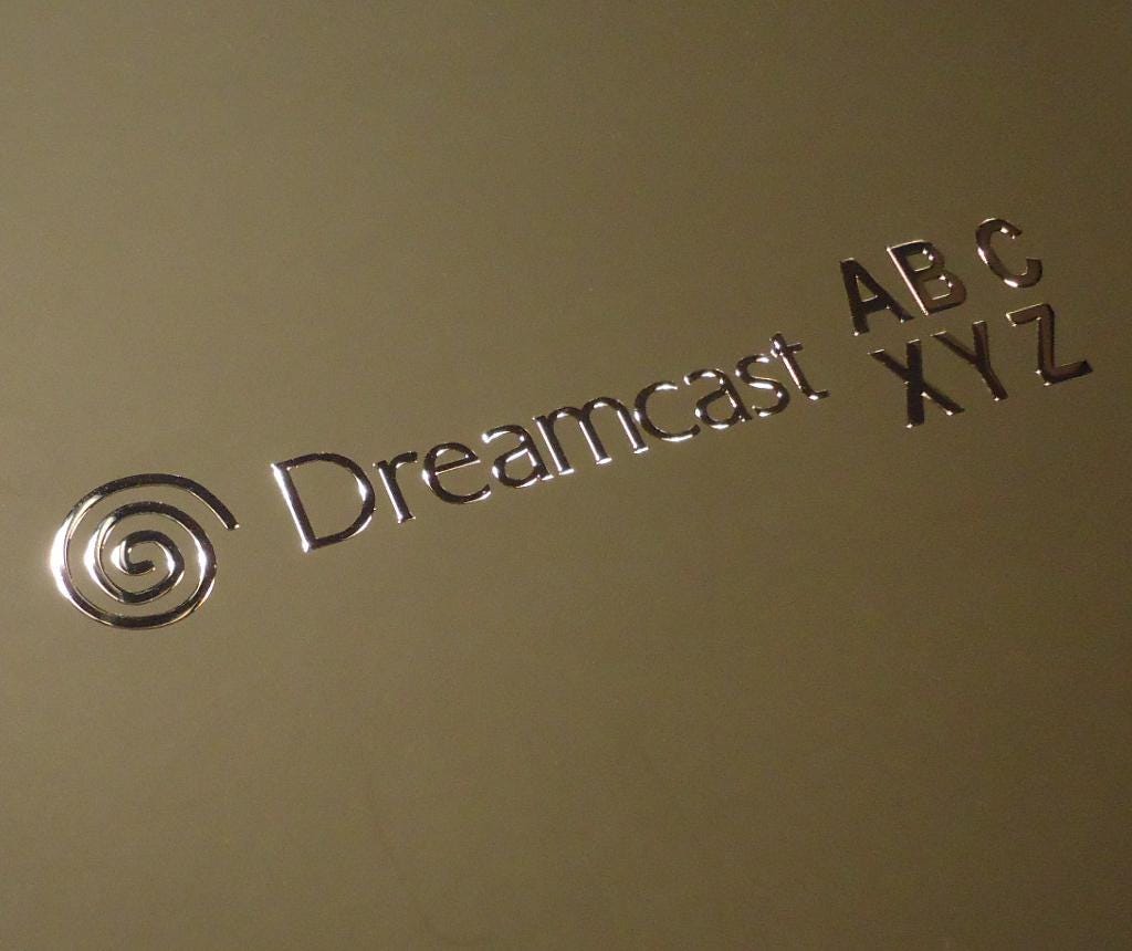 Sega DreamCast Arcade Stick sticker