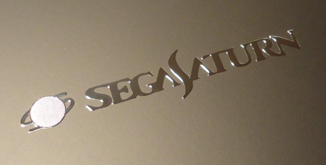 Sticker Sega Saturn Label / Aufkleber / Sticker / Badge / Logo 60mm x 11mm [178]