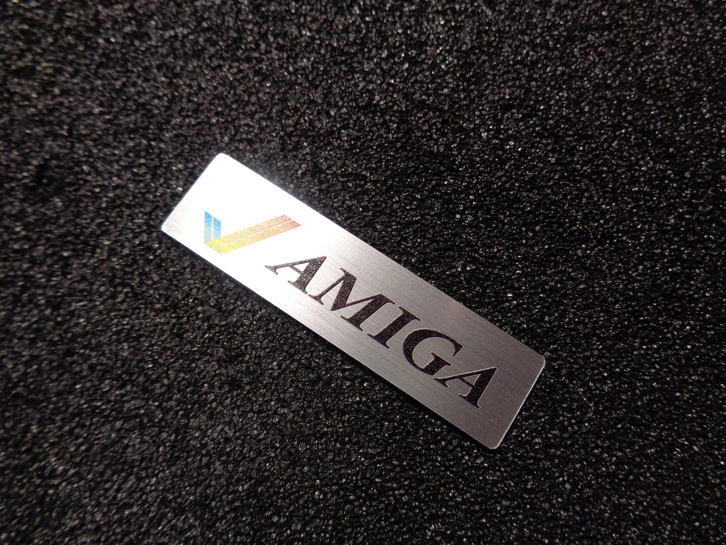 Sticker Commodore Amiga 600 1200 Color Logo Badge 49 x 13 mm [459c]