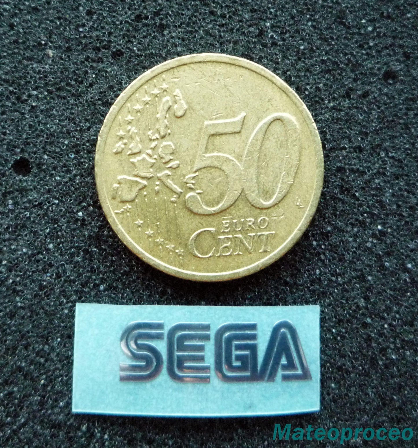 Sticker Sega Label / Aufkleber / Sticker / Badge / Logo 19,9mm x 6mm [179]
