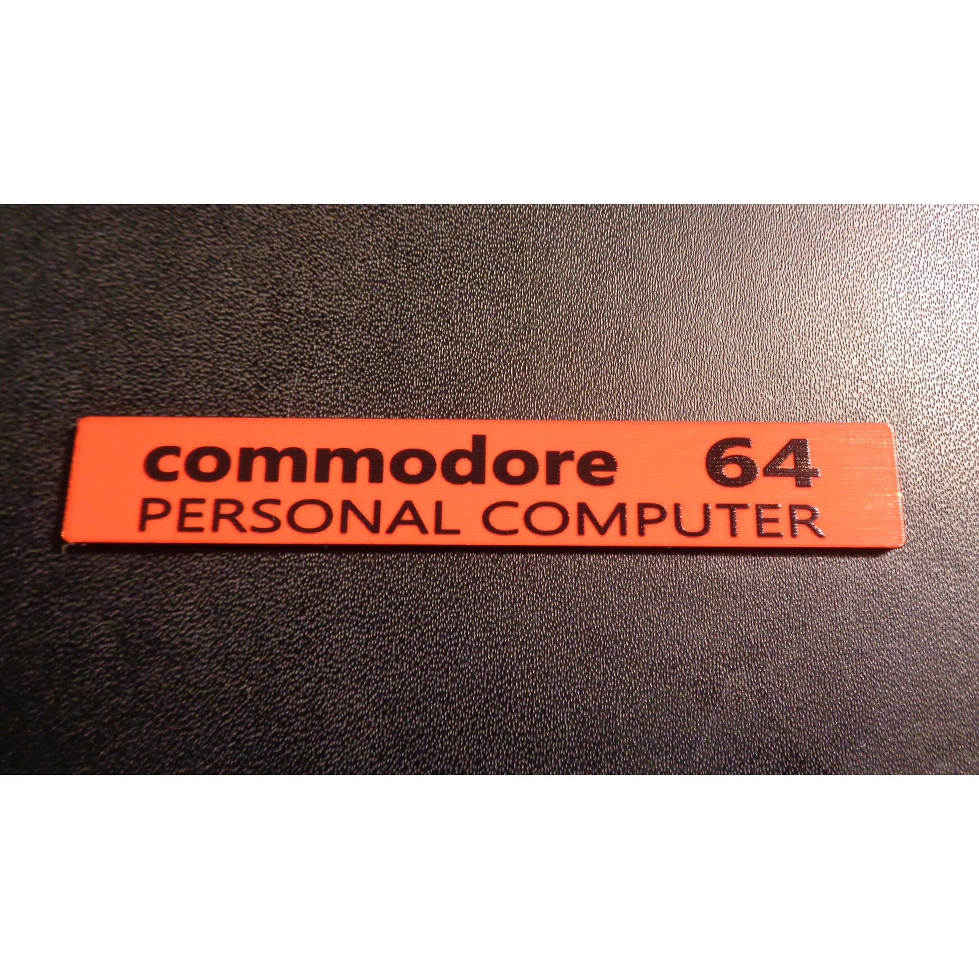 Commodore C64 Red Black Sticker Logo