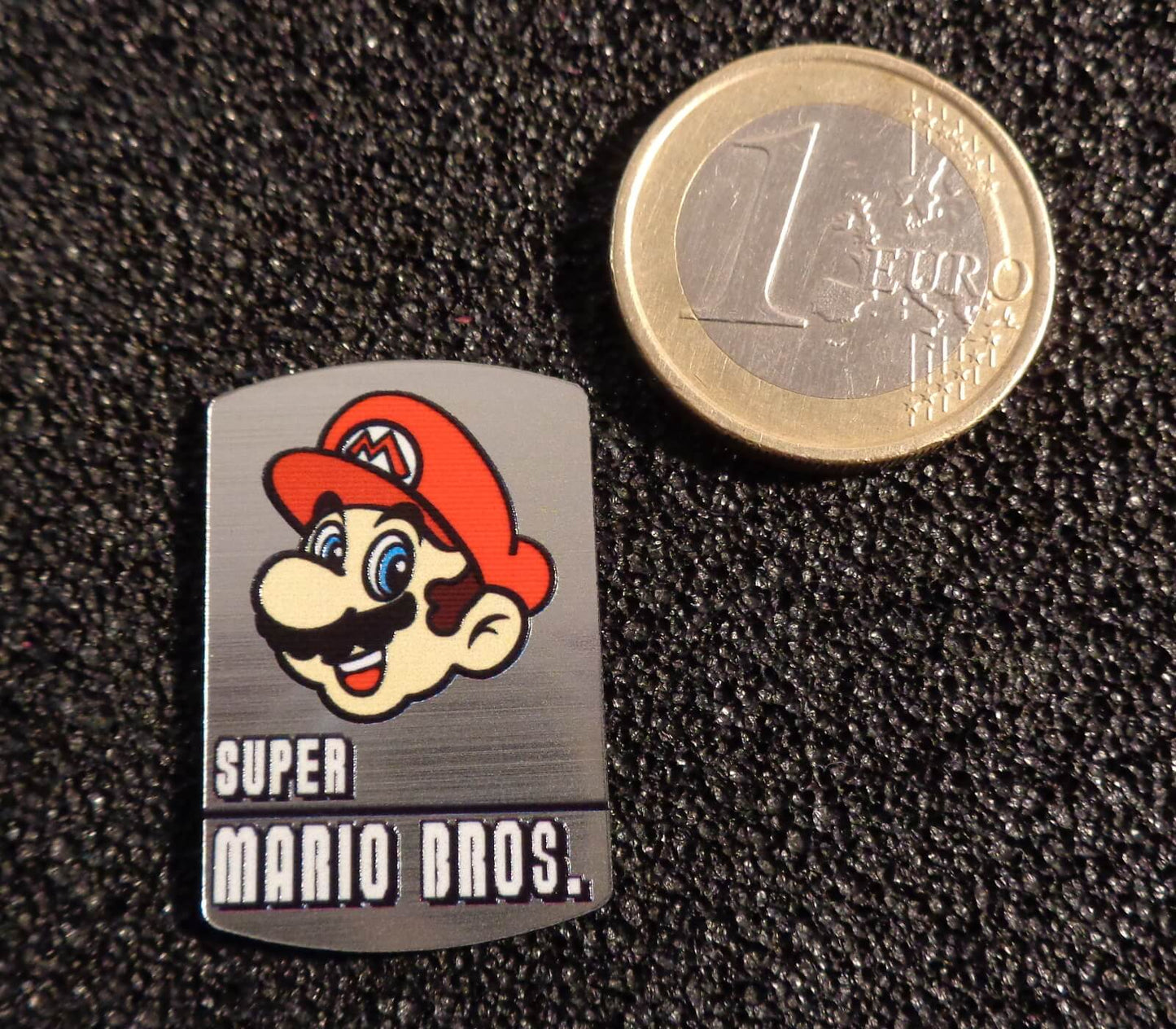 Sticker Super Mario 8-bit NES Nintendo Logo Label Decal Case Badge [452e]
