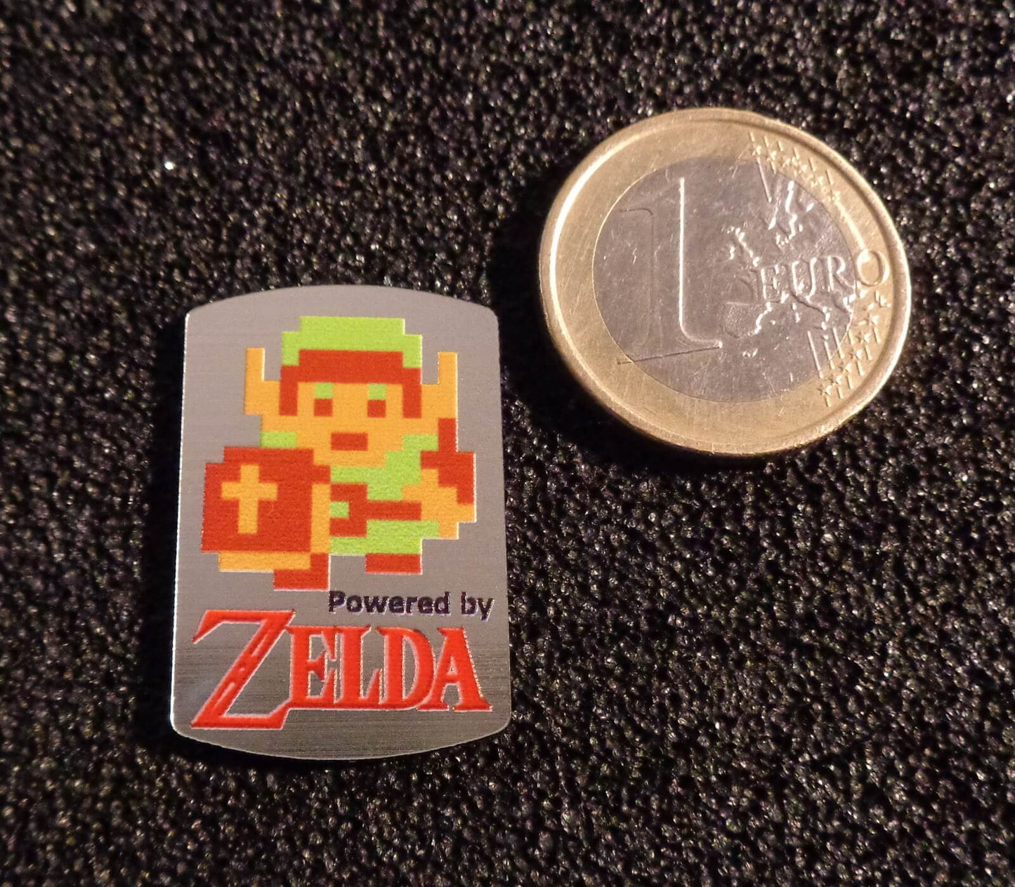 Sticker Legend of Zelda Link 8-bit NES Nintendo Logo Label Decal Case Sticker Badge [463b]