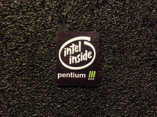 Pentium 3 Logo Emblem sticker