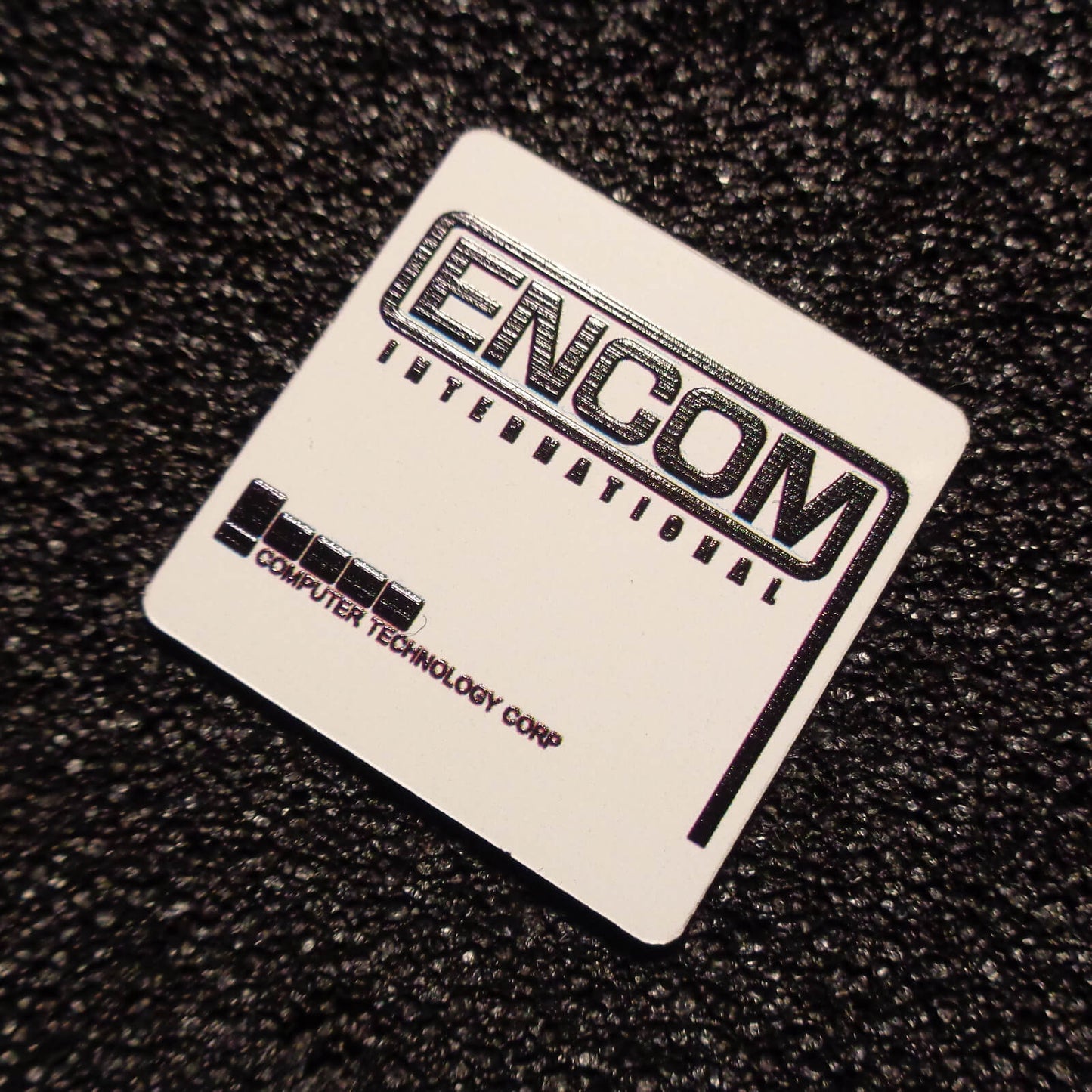 Sticker Encom International Corporation Logo Label Decal Case Badge [473d]