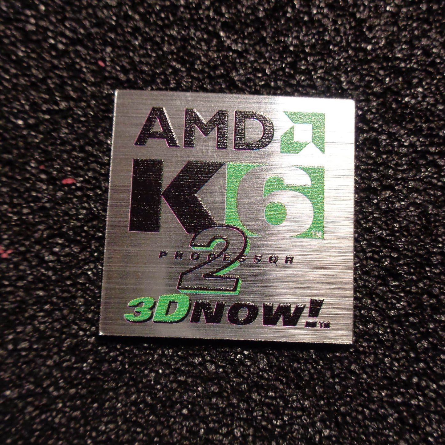 AMD K6-2 3D Now sticker