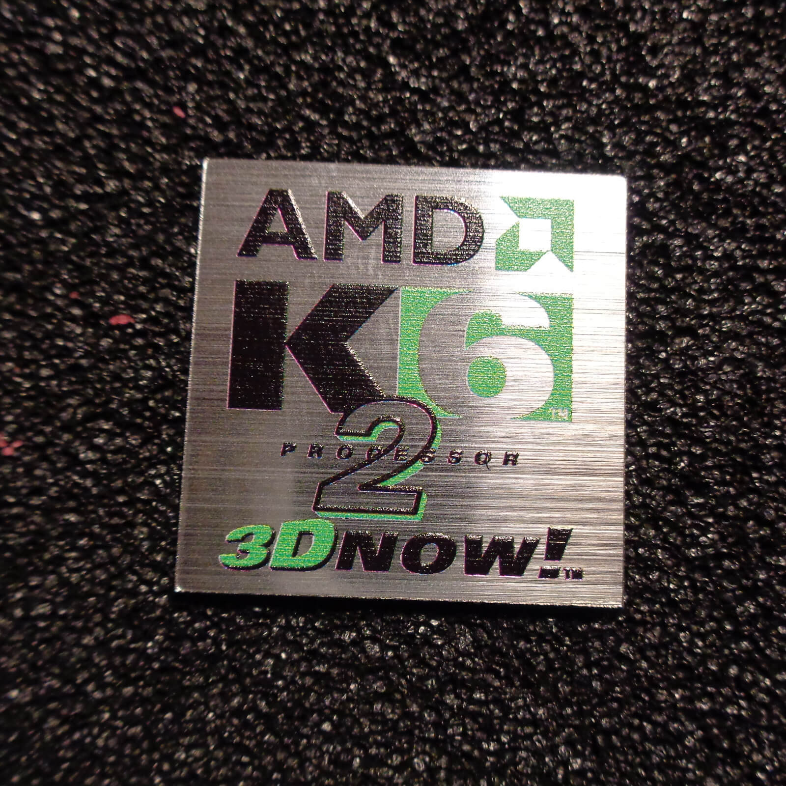 AMD K6-2 3D Now sticker
