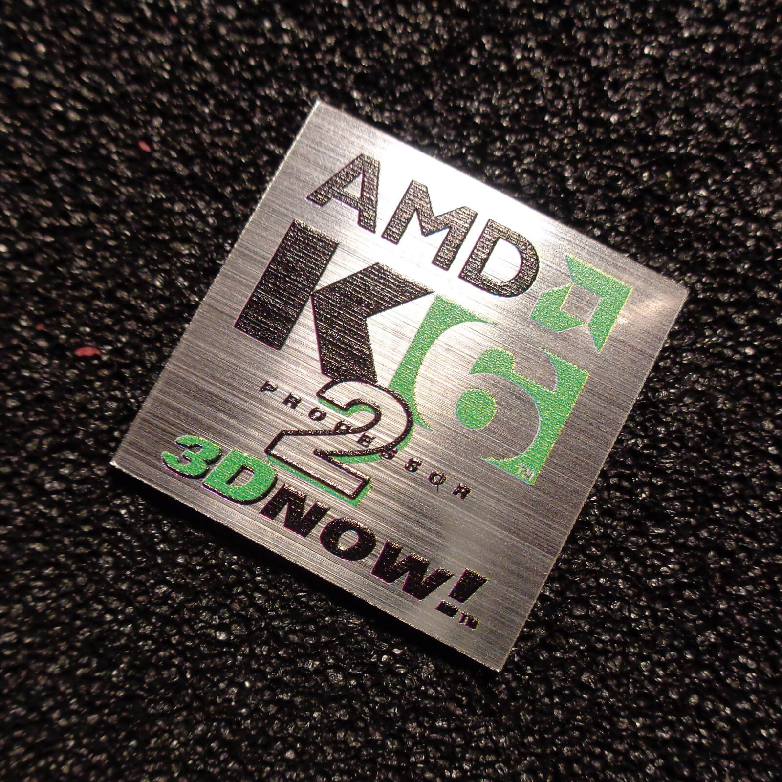 AMD K6-2 3D Now Sticker