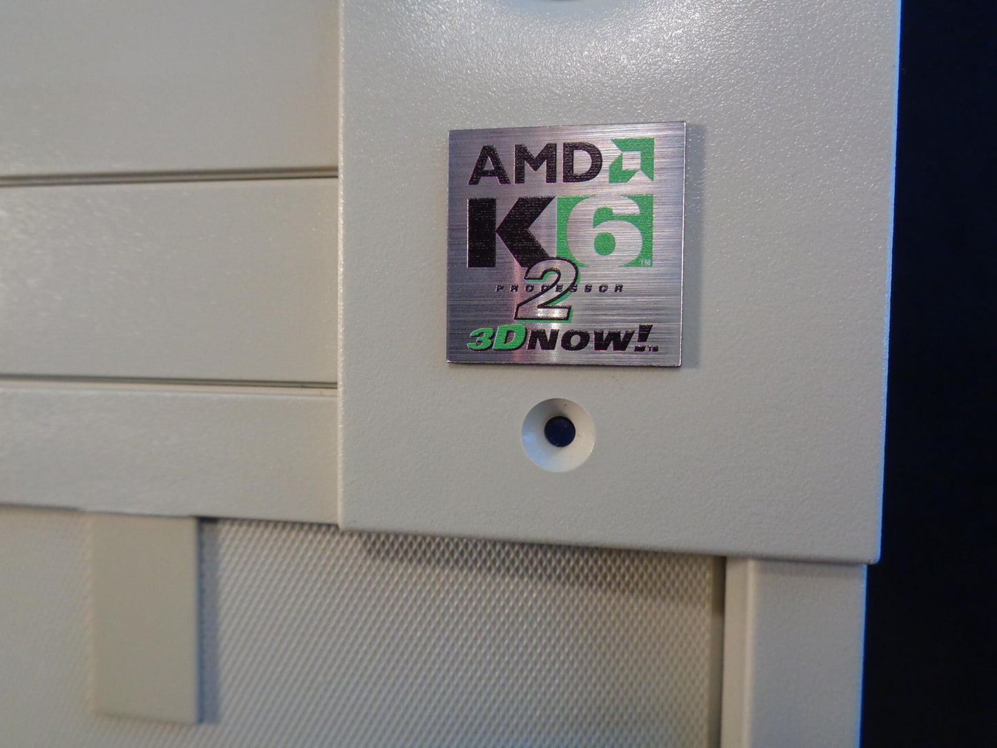 AMD K6-2 3D Now Sticker