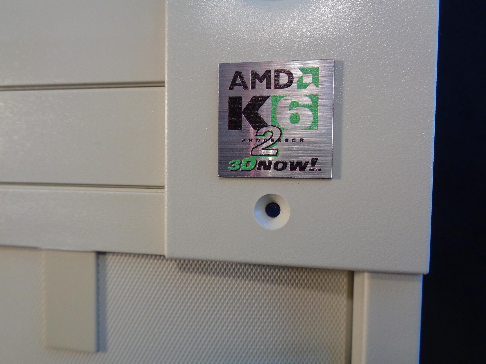 AMD K6-2 3D Now Sticker