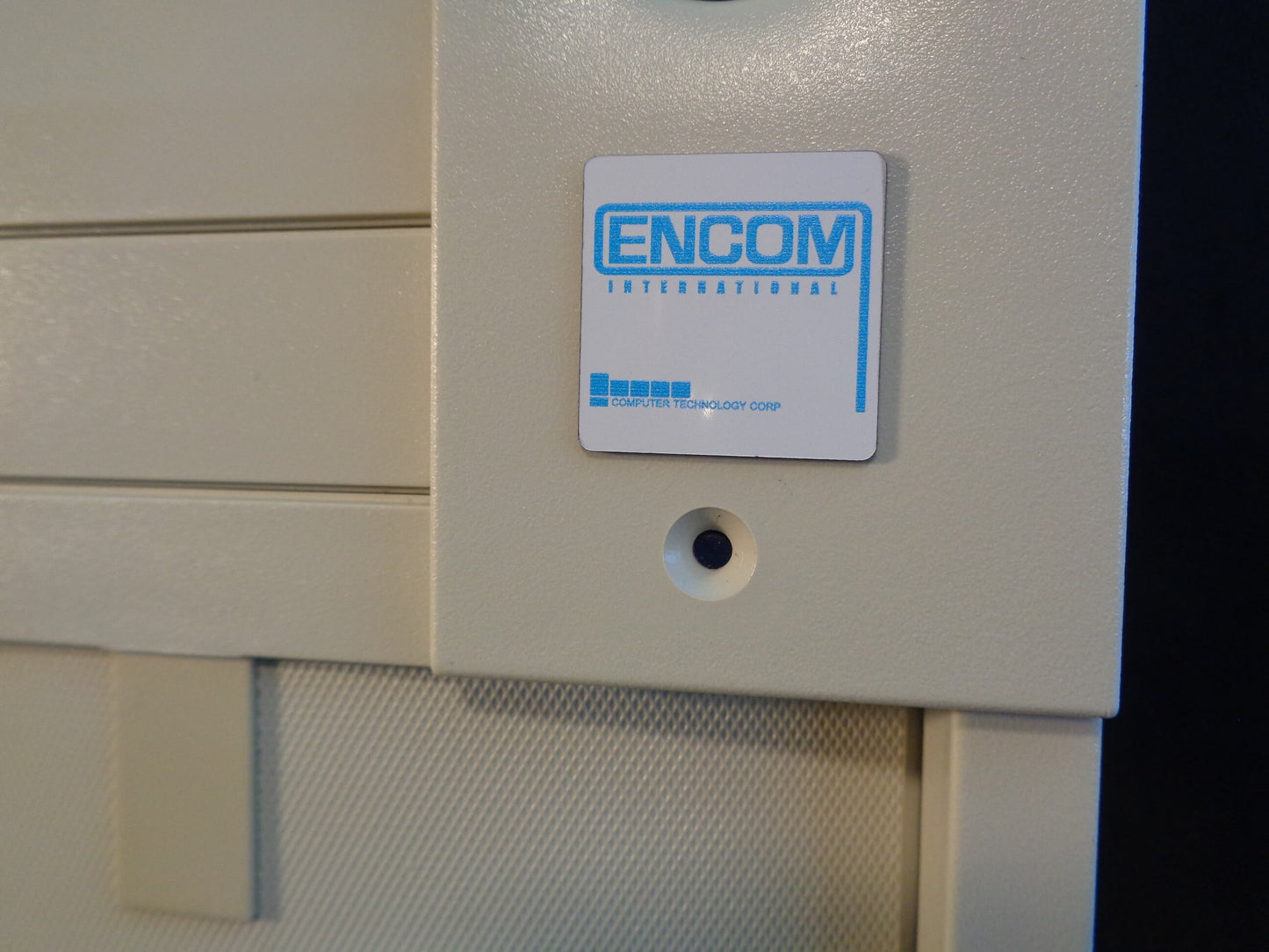 Sticker Encom International Corporation Logo Label Decal Case Badge [473b]