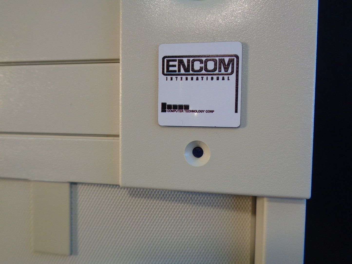 Sticker Encom International Corporation Logo Label Decal Case Badge [473d]