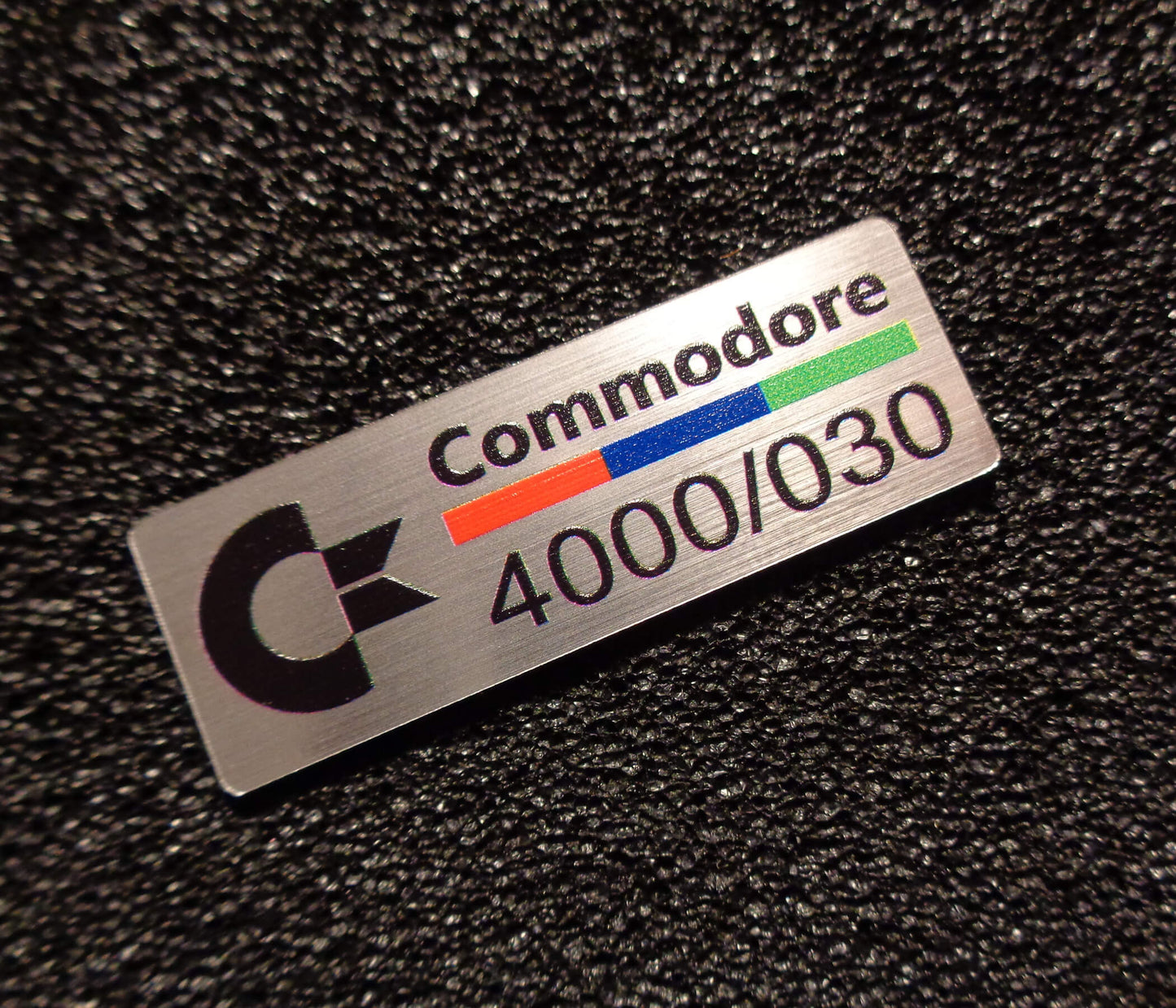 Sticker Commodore Amiga 4000/030 Color Label / Logo / Sticker / Badge 42 x 15 mm [271e]