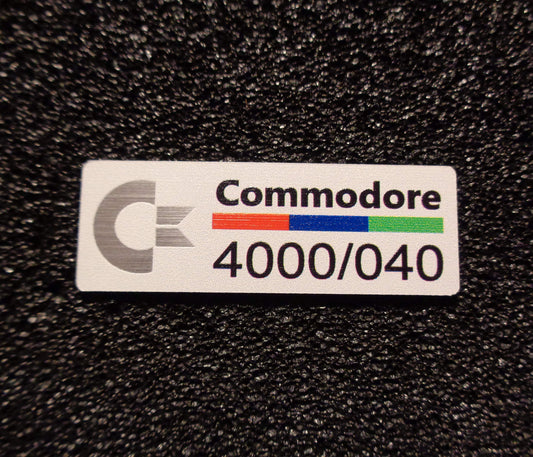 Commodore Amiga 4000 040 Label