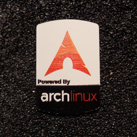 Arch Linux Red LOGO sticker