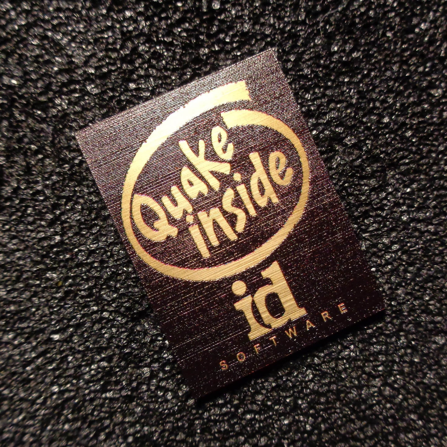Sticker Quake Retro PC Case Logo Label Decal Sticker Badge [493d]