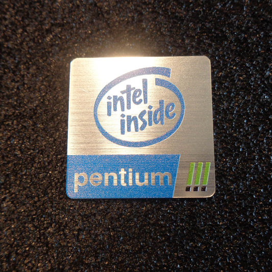 Intel Pentium III Logo sticker